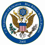 US Department of education blue ribbon school program seal, 2008